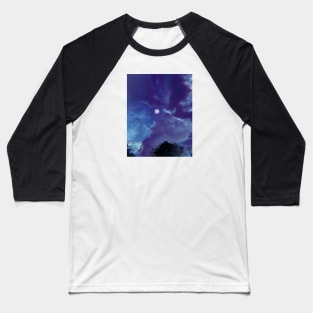 Moon in the sky Baseball T-Shirt